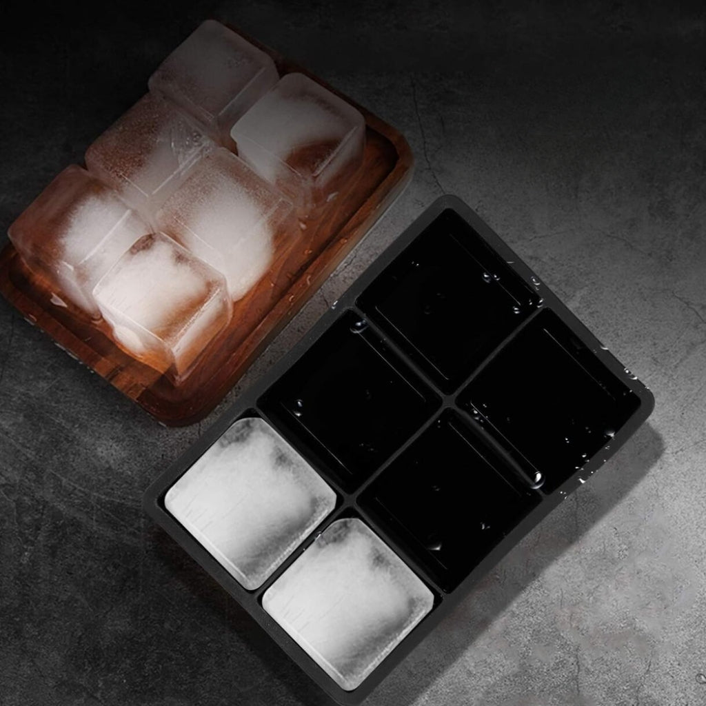 Moule à blocs de glace en silicone | Blocs de glace réutilisables extra  larges de 8 livres - Grand bac à glaçons, refroidisseur de bain de glace